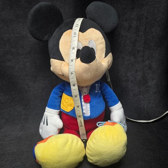 Disney Baby Mickey Mouse Learn To Dress Sensory Plush Zip Button Tie Stuffed Toy - Picture 8 of 10